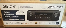 New In Box! Denon AVR-S750H 7.2-Channel 4K AV Receiver - Black