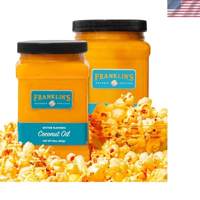 Gluten-Free Butter Flavored Popcorn Oil - 30 oz (Pack of 2)