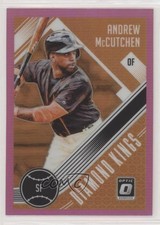 2018 Panini Donruss Optic Diamond Kings Pink Prizm Andrew McCutchen #24 hg6