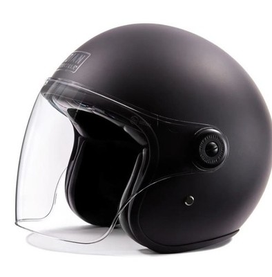 Indian Motorcycle 3/4 Matte Jet Helmet Black 2833190