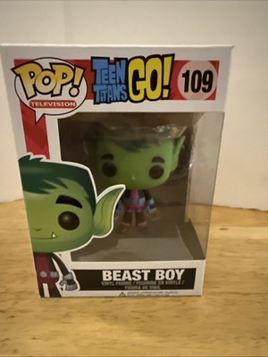 Funko POP Teen Titans Go BEAST BOY 109 Vinyl Figure Retired DC Comics