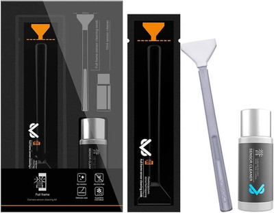 Full Frame Sensor Cleaning Kit, 12Pcs Sensor Swabs & 10Ml Sensor Cleaner for Nik