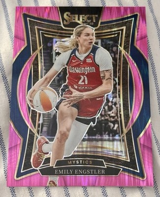 2025 Panini Select WNBA #85 Emily Engstler Pink Flash