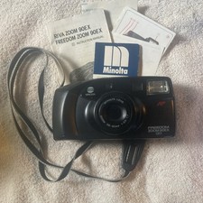 Minolta Freedom Zoom 90EX Point and Shoot Black Riva Camera Instruction Manual