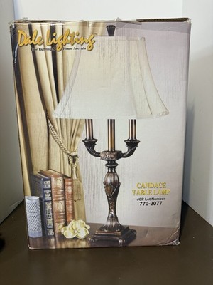Dale Antique Bronze Finish Electric Candelabra Candace Table Lamp JC Penney