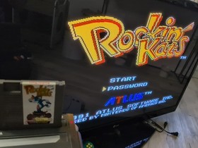 Rockin' Kats NES - Authentic - Cartridge & Rental Case - Tested 