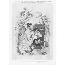 RUSSO JAPANESE WAR Mme Stessel Heroine of Port Arthur - Antique Print 1905