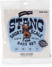 La Bella 760SP-MUS Stang Super Polished Short-scale Bass Guitar Strings