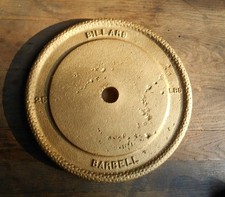 Vintage Single Billard 25LB Standard Barbell Plate