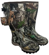 Obcursco Camo Hunting Boots, Waterproof Insulated 7mm Neoprene Men's Size 8