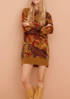 Farm Rio Casey Tunic Sweater Dress Sz M MSRP $188 Sold Out