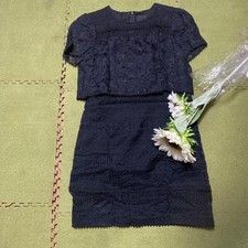 5 Days Limited Price Anna Sui Black Lovely Lace Dress