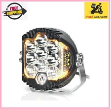 5 Inch 50W LED Driving Light, 5000LM Offroad Light IP67 Waterproof Round Work