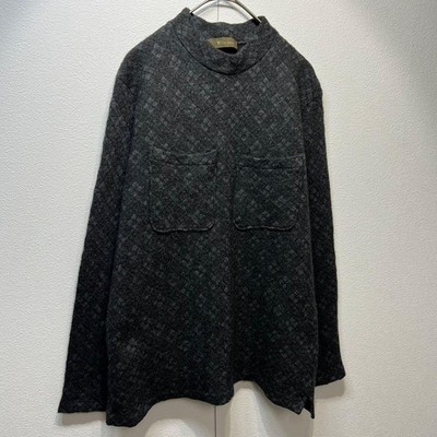 Vintage Yohji Yamamoto/Y's For Men Wool mock neck all-over pattern