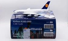 SQ Wings L2078 Lufthansa Airbus A380-800 New York D-AIMH Diecast 1/200 AV Model