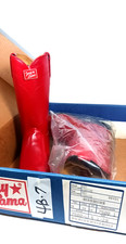 NEW NOS Vintage Tony Lama Red Cowhide leather Cowboy Boots 5.5 B Style 7500 80's