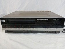 Vintage ITT VHS Video Recorder And Player Silver Working Model 3905