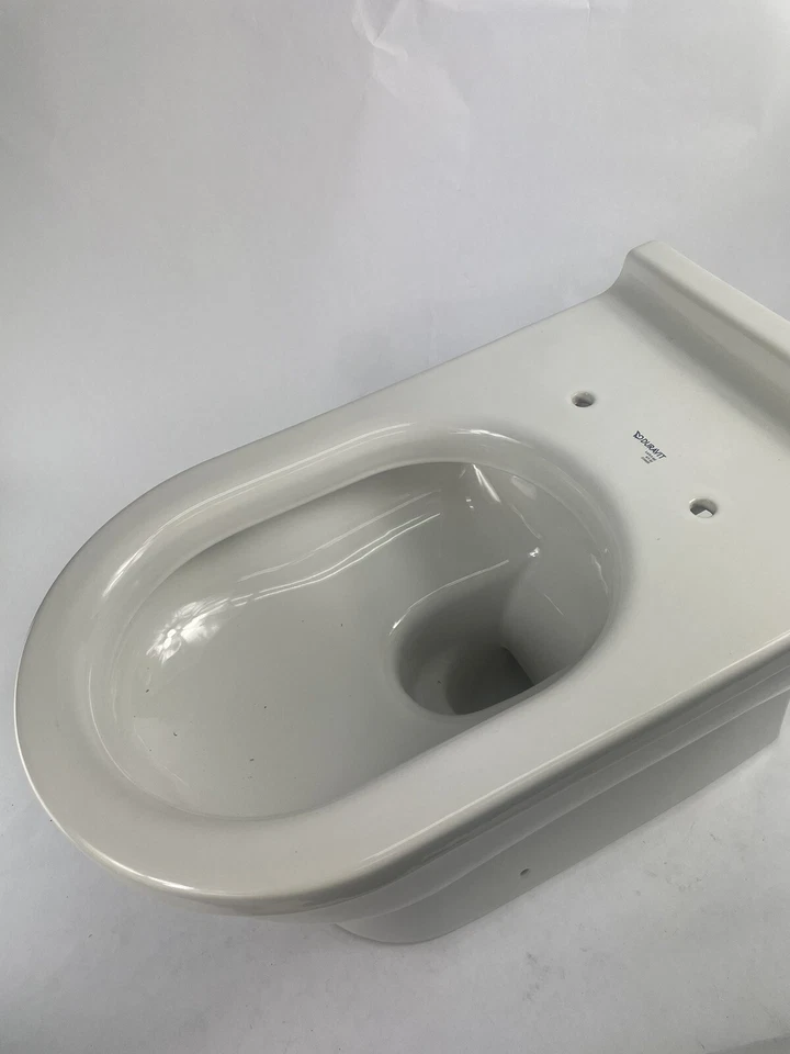 Duravit 2158090000 Starck 3 cuenco de inodoro alargado de montaje en piso áspero blanco Foto 3 de 4