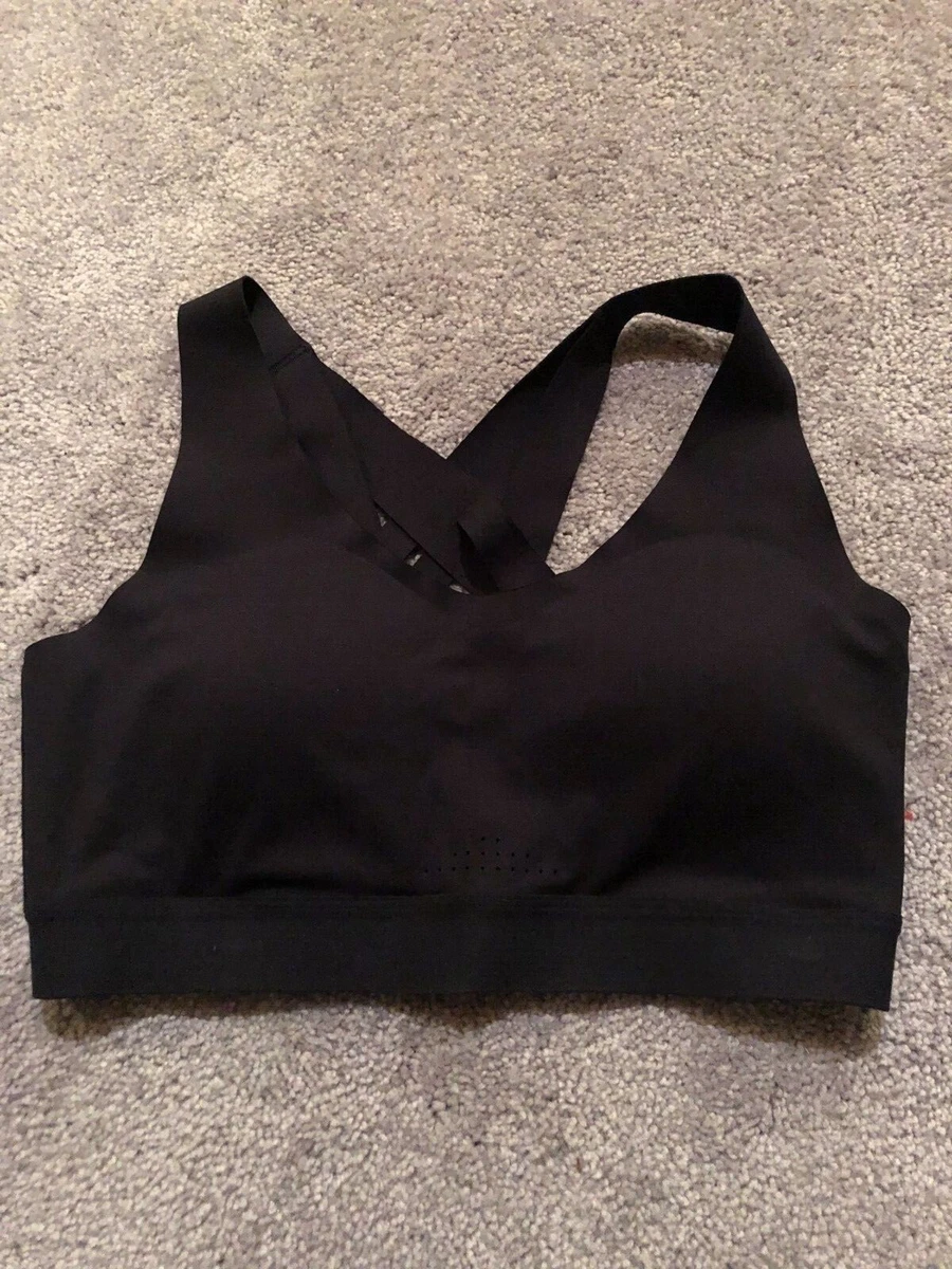 Black All In Motion Sports Bra, Size XL