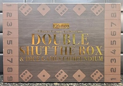 Premier Double Shut The Box Dice Games Compendium 1071 2018 Intex Games Sealed