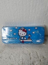 Hello Kitty Tin Pencil Box Pen Case Holder New Sanrio 2011 Factory Plastic