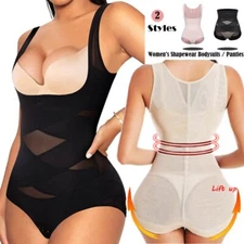 Women Waist Trainer Body Shaper Tummy Control Slimming Open Bust Shapewear