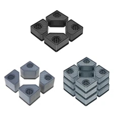 4 Pieces Furniture Stabilizer Washing Machine Anti-Vibration Pad Noise-reducing
