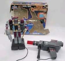 VTG NOS 1985 TRANS-COMMANDER Echo Toy Remote Control Robot Complete Working