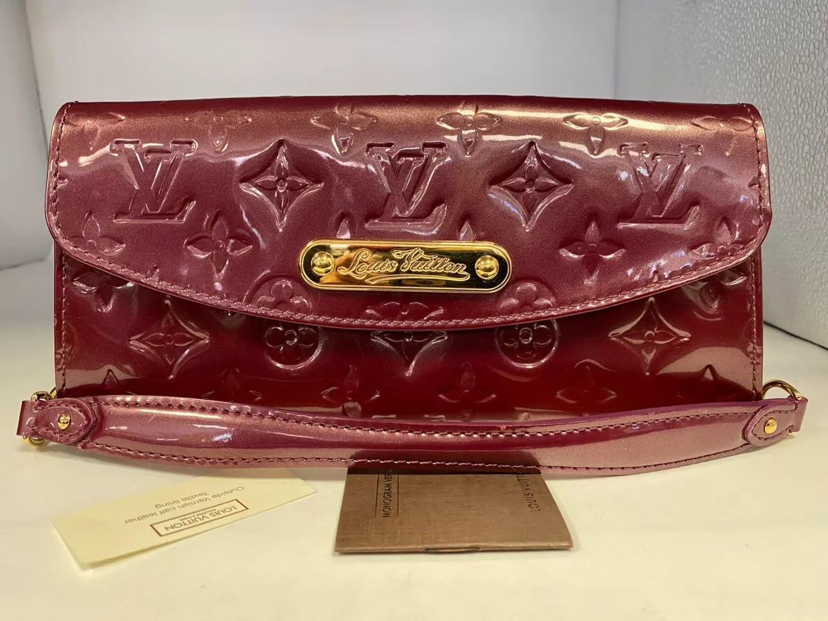 Louis Vuitton Sunset Boulevard Red Vernis Leather evening bag