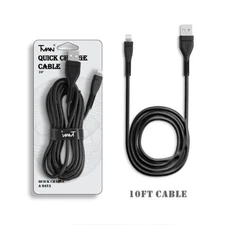 10ft Long USB Cord Cable for Apple iPad (8th generation) 2020, 9th Gen (2021)