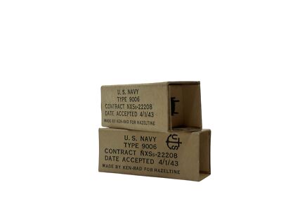 Lot of 2 Ken Rad Electron Tubes Jan-9006
