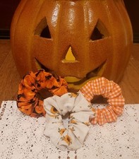 Handmade Hair Scrunchies: Fall Edition, Individual Or By The Lot