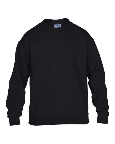 Gildan Heavy Blend Kids Crewneck Unisex Sweatshirt-Girls Boys Jumper XS S M L XL - Picture 3 of 11