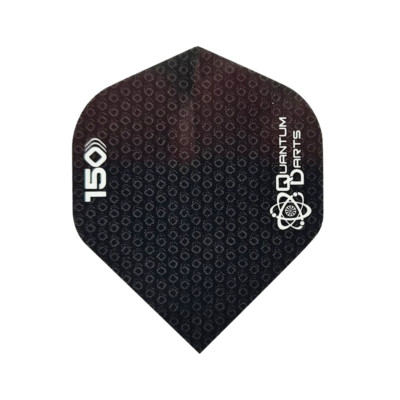 Quantum Darts - Rugged R150 Black Dart Flights - 150 Micron - Standard Nummer 2