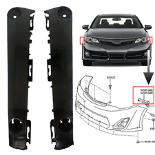 Left Right Pair Front Bumper Retainer Brackets Spacer For Toyota Camry 2012