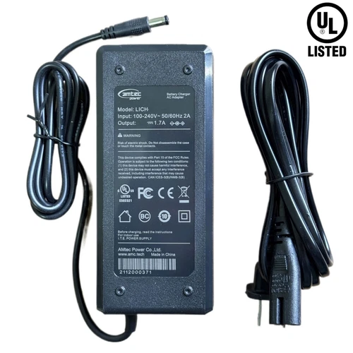 [UL Listed] AC Adapter Charger For Hiboy C1 Electric Bike Battery Power Supply - Picture 1 of 7