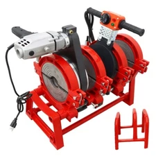 2.48"-7.87" 4 Clamps Pipe Fusion Welder PE PP Pipe Butt Welding Machine 110V