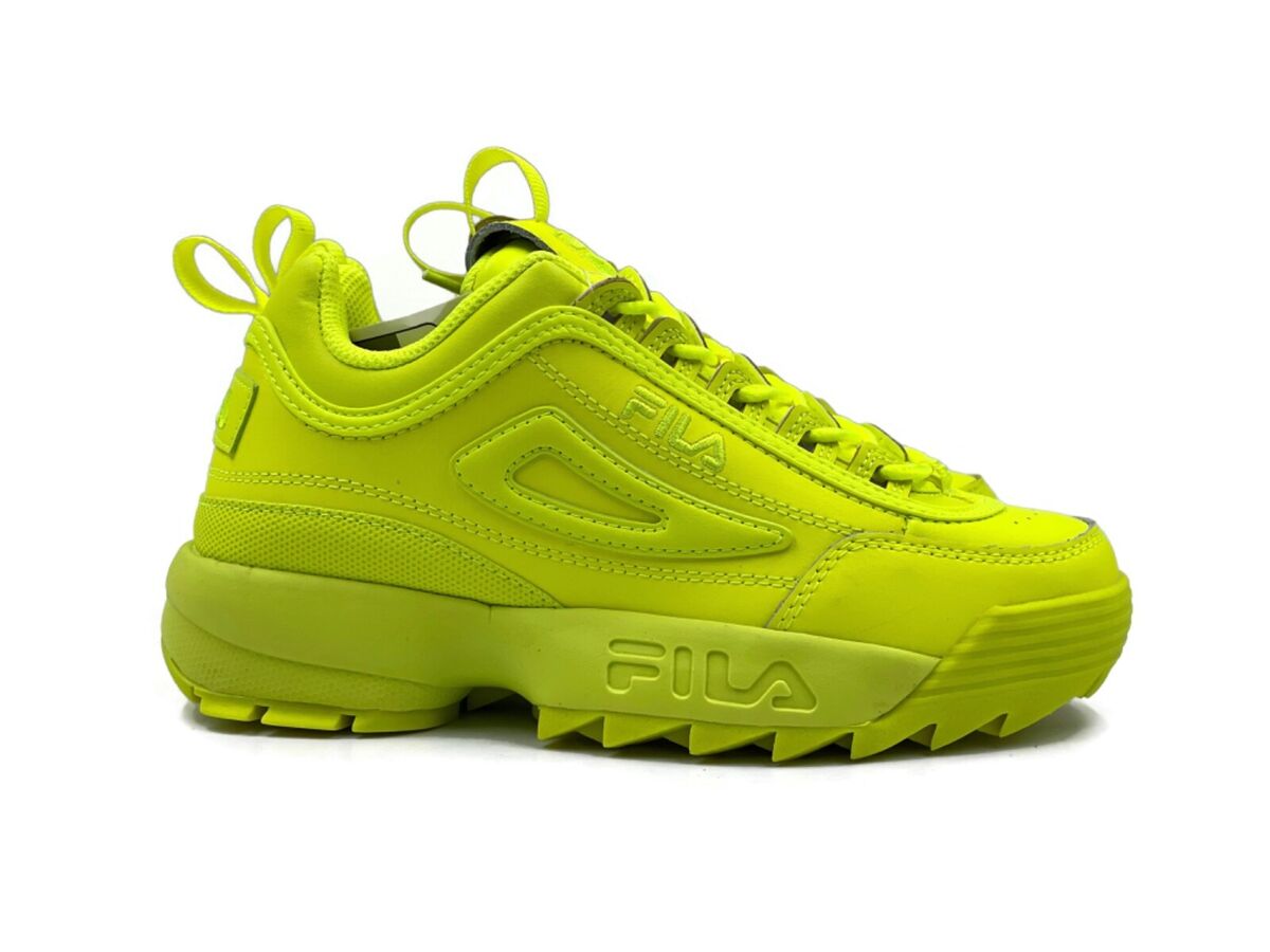 het winkelcentrum Brig Negende Fila Disruptor 2 Premium Women Casual Platform Shoe Neon Yellow Sneaker  Trainer | eBay