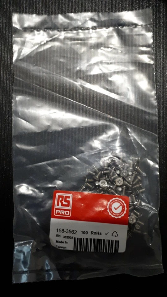 Vis M3x6 tête fraisée Inox - Photo 2/4