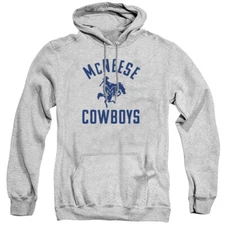 Mcneese State Adult Pullover Hoodie One Color Logo, Athletic Heather, S-3XL