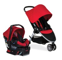 Britax 2017 B-agile 3 Stroller & B-safe 35 Car Seat Travel System Red Britax 2017 B-agile 3 Stroller & B-safe 35 Car Seat Travel System Red
