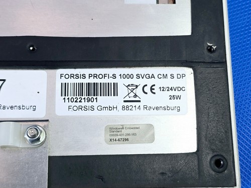 Industrie PC FORSIS PROFI-S 1000 SVGA CM S DP - Bild 4 von 5