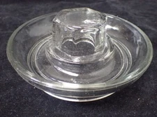 Vintage Clear Glass Manual Orange Juicer Citrus Squeezer Lemon Reamer Lot 8