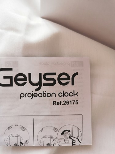 Geyser Projection Clock Balvi 26175 New in Box! - Picture 7 of 7