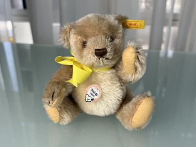 Steiff Tier 029974 Teddy Replika 1995 Bär 18 cm. Top Zustand   