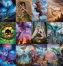 MTG Tarkir Dragonstorm Art Series GOLD-STAMPED SIGNATURE Cards