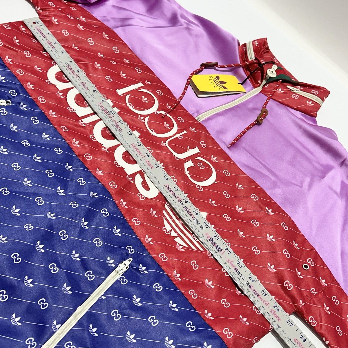 NWT Gucci x Adidas Collaboration Logo Acetate Oversize NWT Gucci x Adidas Collaboration Logo Acetate Oversize