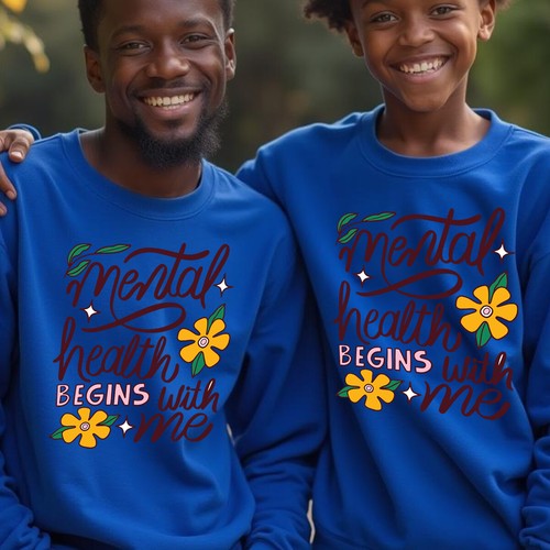 Mens Kids Mental Health Begins Awareness Sweatshirt Jumper Anxiety Emotional#MHA - Picture 11 of 29