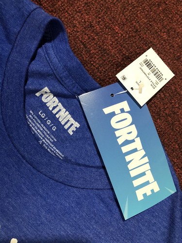 Herren T-Shirt Fortnite Battle Royale Größe L Farbe blau schöner Druck - Bild 2 von 7