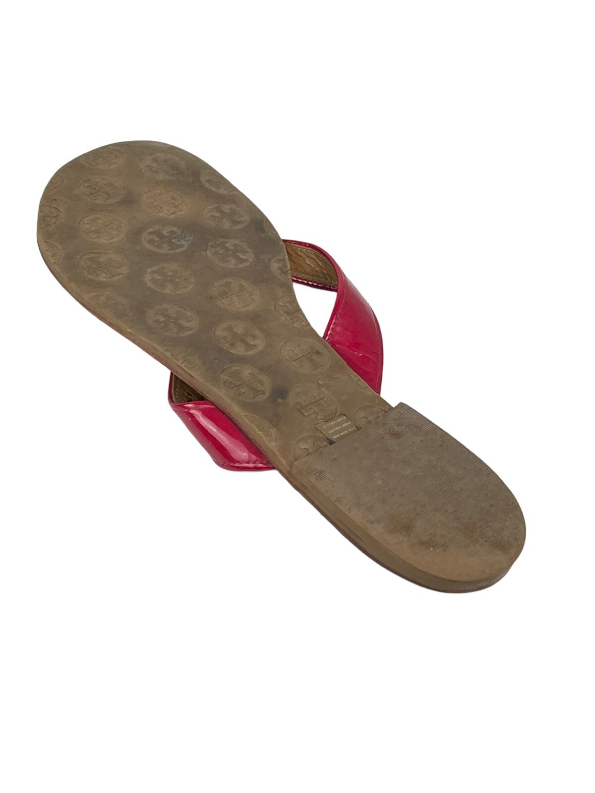 Tory Burch Thora Red Patent Leather Flip Flops Women'… Gem